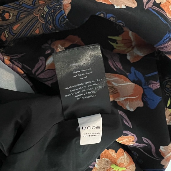 Bebe Floral Mini Skater Dress - Picture 3 of 5